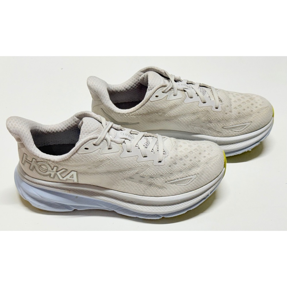 Hoka‎ Clifton 9 Womens 8 Running Shoes Nimbus Cloud Ice Water 1127896 NCIW